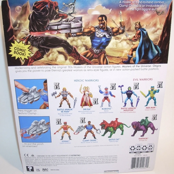 BINB Masters Of The Universe Origins Deluxe Clamp Champ - Retro He-Man 2020 - Picture 2 of 7